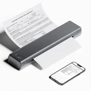 Anniversary Celebration while stocks last：Phomemo M08F A4 Portable Thermal Printer, Supports 8.26"x11.69" A4 Thermal Paper, Wireless Mobile Travel Printers for Car & Office,...