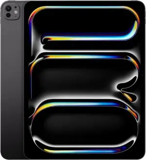 Apple iPad Pro 13-Inch (M4): Built for Apple Intelligence, Ultra Retina XDR Display, 256GB, 12MP Front/Back Camera, LiDAR Scanner, Wi-Fi 6E, Face ID, All-Day Battery Life —...