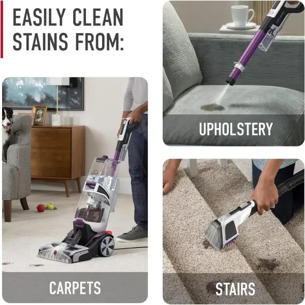 Big Summer Sale Limited Time Offer AED 99د.إ:Hoover SmartWash Pet Automatic Carpet Cleaner Machine with Spot Chaser Wand, Deep Cleaning Carpet Shampooer Machine, Pair with a... - Image 2