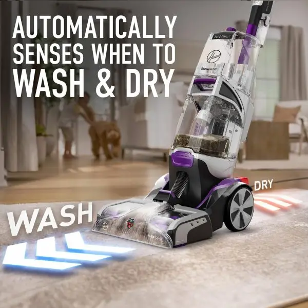 Big Summer Sale Limited Time Offer AED 99د.إ:Hoover SmartWash Pet Automatic Carpet Cleaner Machine with Spot Chaser Wand, Deep Cleaning Carpet Shampooer Machine, Pair with a... - Image 3