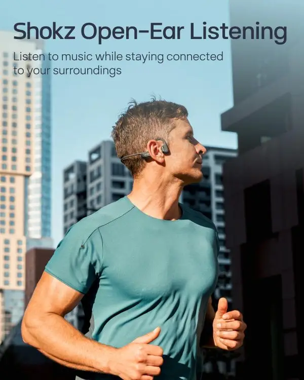Big Summer Sale Limited Time Offer AED 99د.إ:SHOKZ New OpenRun Pro 2 - Open-Ear, Bone Conduction Sport Headphones - with Reflective Strip - Sweat Resistant, Workout Headphones -... - Image 8