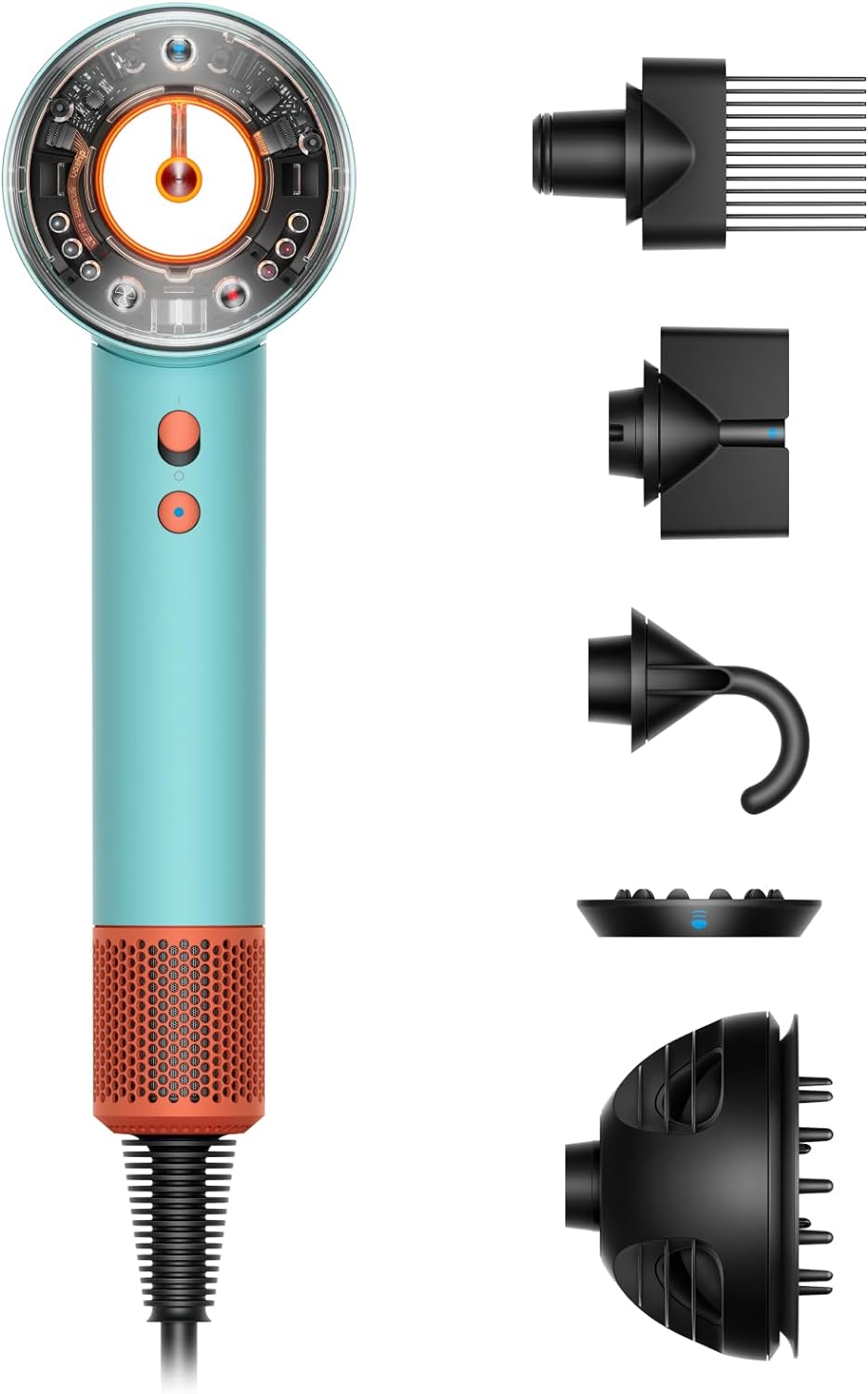 Celebrate with Us Anniversary Limited-Time & Limited-Quantity Deal AED د.إ99.99:Dyson Supersonic NuralTM Hair Dryer, HD16 Ceramic Patina/Topaz, Hair Care, Intelligent Heat...
