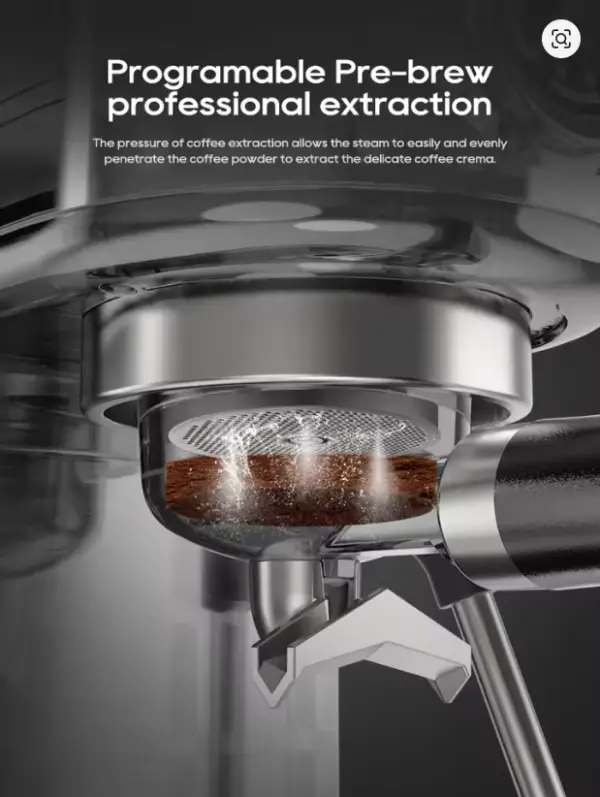 HiBREW 20Bar Semi Automatic Espresso Coffee Machine Temperature Adjustable Cold/Hot Super Slim Coffee Maker Cappuccino H10B - Image 3