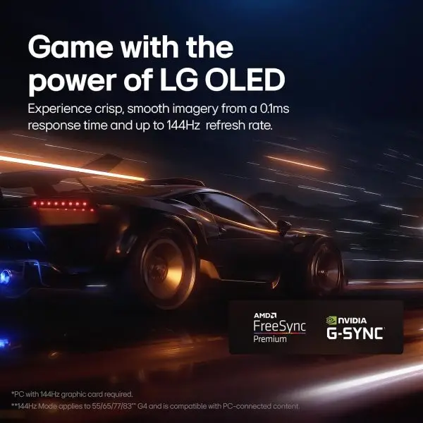 Limited-Time Sale for Summer Surprises AED 109د.إ:LG 77-Inch Class OLED evo C4 Series Smart TV 4K Processor Flat Screen with Magic Remote AI-Powered with Alexa Built-in - Image 4