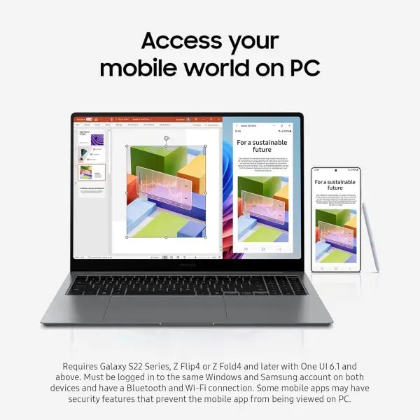 Limited-Time Sale for Summer Surprises AED 109د.إ:SAMSUNG 15.6" Galaxy Book5 360 Copilot+ PC, AI Business Laptop, Windows 11 Pro, Intel Core Ultra 7 Processor 256V, FHD AMOLED... - Image 6