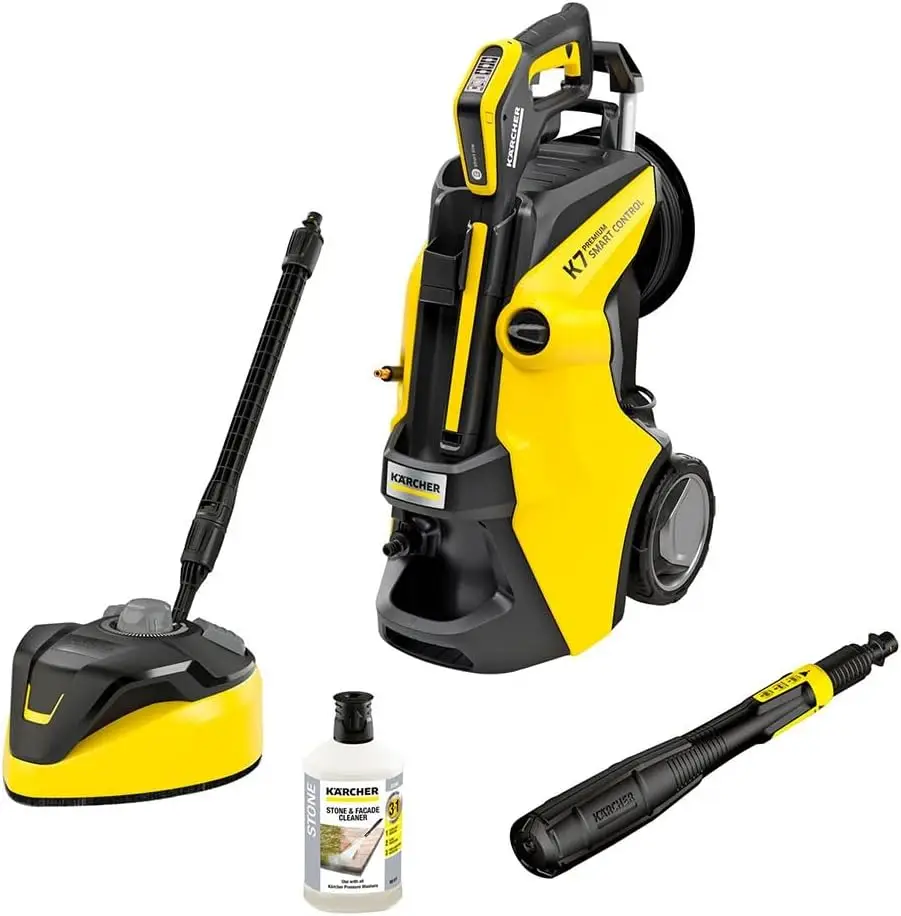 Kärcher K7 Premium Smart Control Home Pressure Washer, Pressure: max 180 bar, Flow rate: 600l/h, Surface: 60m²/h, Water Filter,...