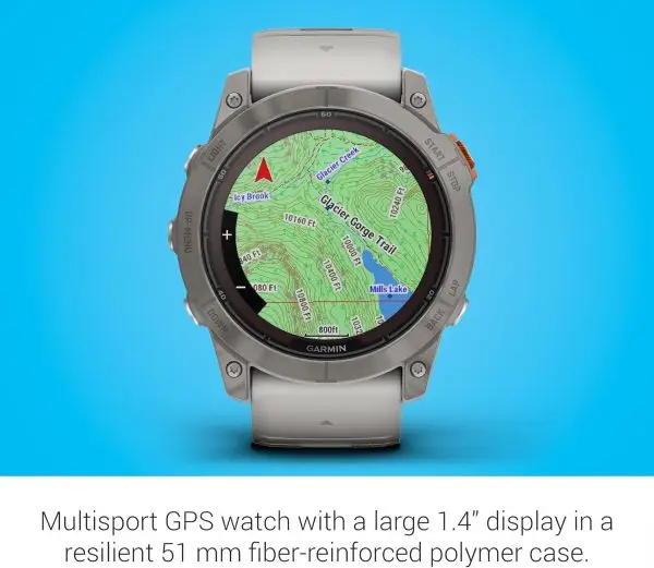 Limited-Time Sale for Summer Surprises AED 99د.إ:Garmin fēnix 7X Pro Sapphire Solar, Multisport GPS Smartwatch, Built-in Flashlight, Solar Charging Capability, Fog Gray/Ember... - Image 6
