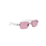 Limited-Time Sale for Summer Surprises AED 99د.إ：Head-turning rimless sunglasses with Prismatic™ Color-changing Lenses