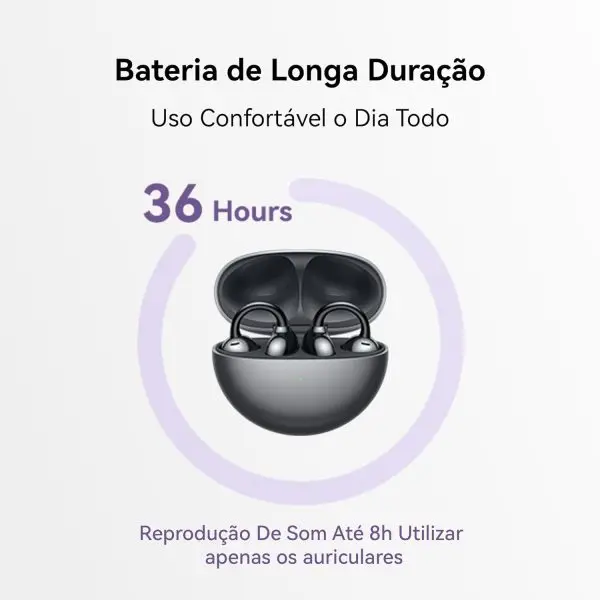Limited-Time Sale for Summer Surprises AED 99د.إ:HUAWEI FreeClip, Innovative Clip Design, Intensive Open-Ear Listening Experience, AI Background Noise Cancellation for Calls,... - Image 5