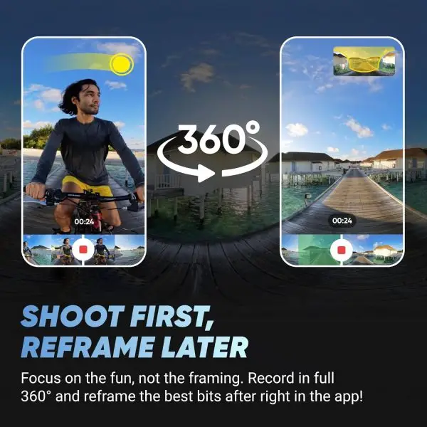 Limited-Time Sale for Summer Surprises AED 99د.إ:Insta360 X4 Endurance Bundle - 8K Waterproof 360 Action Camera, 4K Wide-Angle Video, Invisible Selfie Stick, Removable Lens... - Image 2