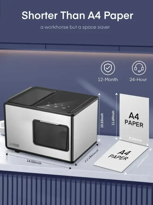 Limited-Time Sale for Winter Surprises MUR 99 :Nugget Ice Maker Countertop - Image 5