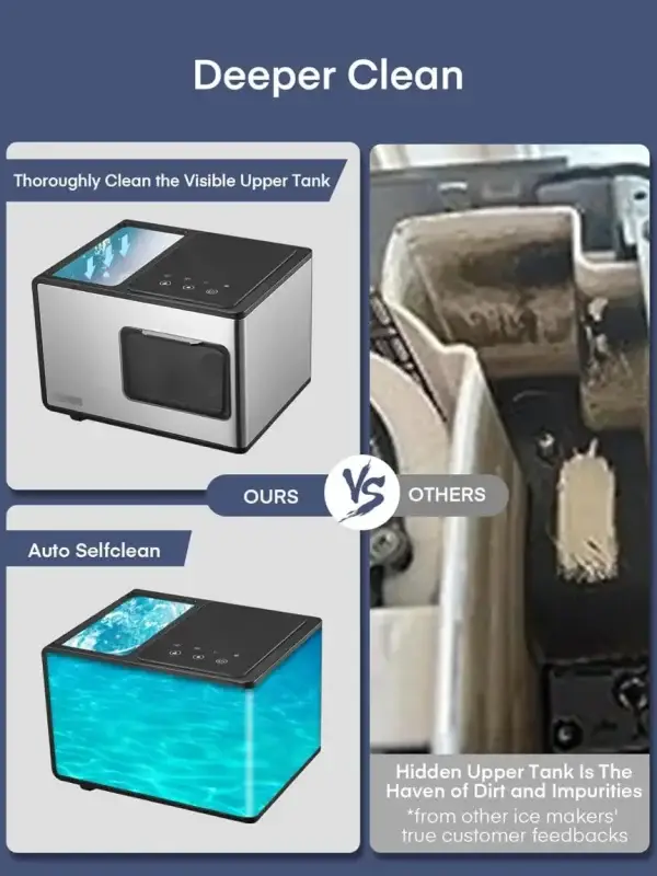 Limited-Time Sale for Winter Surprises MUR 99 :Nugget Ice Maker Countertop - Image 7