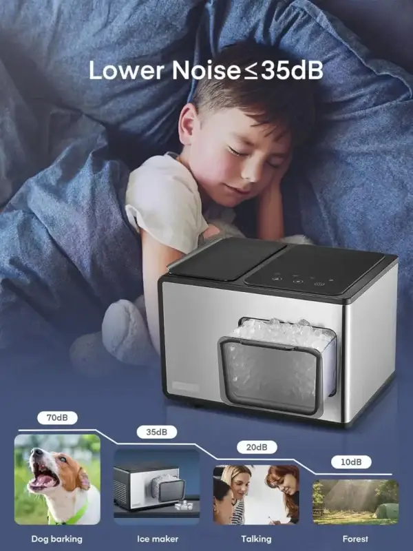 Limited-Time Sale for Winter Surprises MUR 99 :Nugget Ice Maker Countertop - Image 8