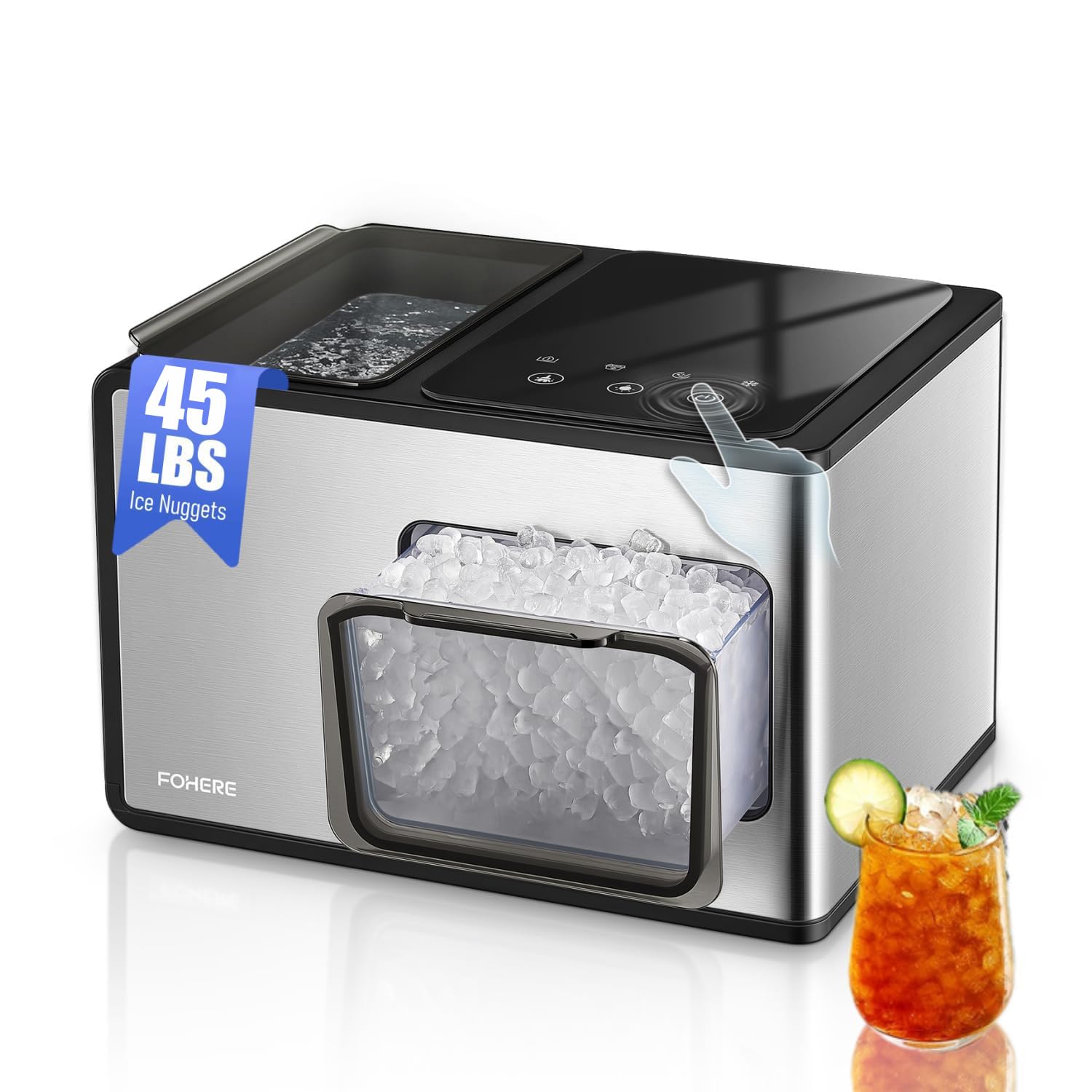 Limited-Time Sale for Winter Surprises MUR 99 :Nugget Ice Maker Countertop