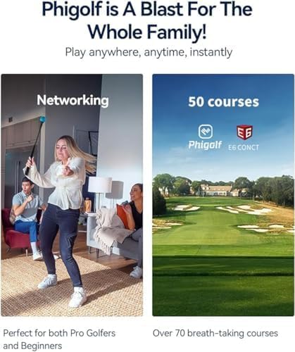 Limited-Time Sale for Summer Surprises AED 99د.إ:PHIGOLF Phigolf2 Golf Simulator with Swing Stick for Indoor & Outdoor Use, Golf Swing Trainer with Upgraded Motion Sensor & 3D... - Image 3