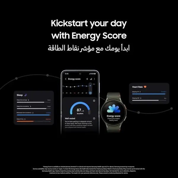 Limited-Time Sale for Summer Surprises AED 99د.إ:Samsung Galaxy Watch7 Smartwatch, Green, 44mm, Bluetooth, Sleep Coaching, Fitness Tracker (UAE Version) - Image 7