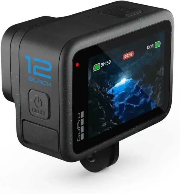 Limited-Time Sale for Summer Surprises AED 99.00د.إ :GoPro HERO12 Black - Waterproof Action Camera with 5.3K60 Ultra HD Video, 27MP Photos, HDR, 1/1.9" Image Sensor, Live... - Image 2