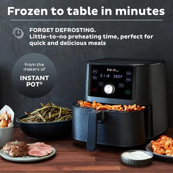 Limited-Time Sale for Summer Surprises AED 99.00د.إ :Instant Pot Vortex 6QT XL Air Fryer, 4-in-1 Functions that Crisps, Roasts, Reheats, Bakes for Quick Easy Meals, 100+ In-App... - Image 6