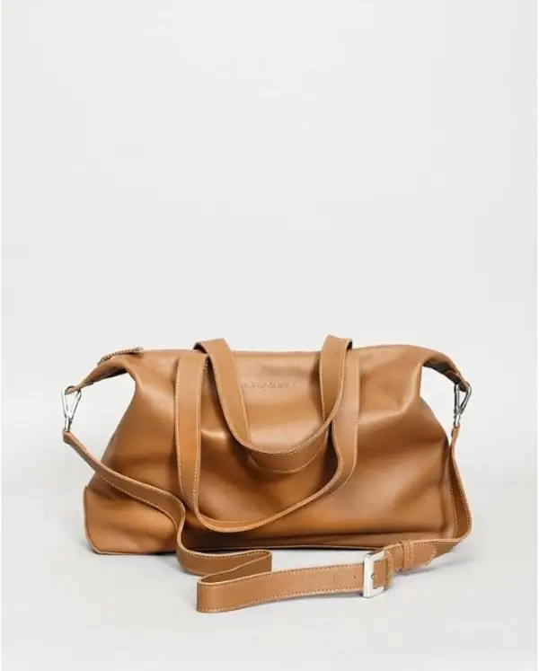 Limited-Time Sale for Summer Surprises AED 99.00د.إ :LACAMBRA Genuine Leather Shoulder Handbag For Women Tote Bag Business Office Work Bag Briefcase Computer Large Lightweight... - Image 5
