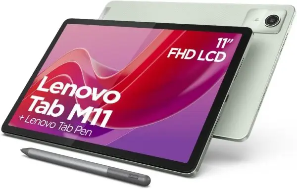 Limited-Time Sale for Summer Surprises AED 99.00د.إ :Lenovo Tab M11 Tablet | 10.95 Inch WUXGA Touch Display | MediaTek G88 | 4GB RAM | 128GB eMMC 5.1 | Android 14 | Includes Pen - Image 2