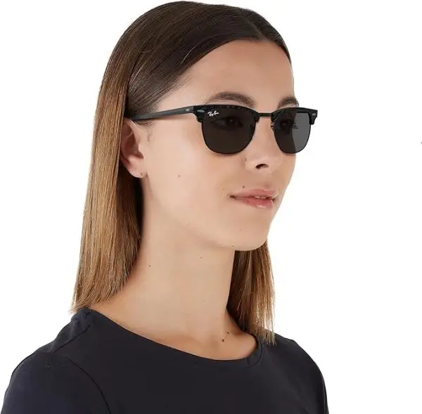 Limited-Time Sale for Summer Surprises AED 99.00د.إ :Ray-Ban Rb3016 Clubmaster Square Blue Light Filtering Everglasses - Image 6