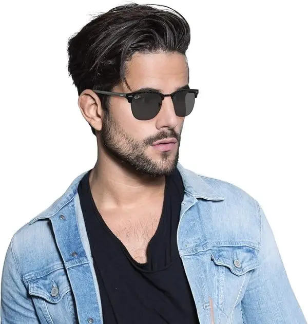 Limited-Time Sale for Summer Surprises AED 99.00د.إ :Ray-Ban Rb3016 Clubmaster Square Blue Light Filtering Everglasses - Image 7