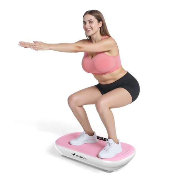 MERACH High-Power Vibration Plate Exercise Machine,440lbs Weight Capacity, Bluetooth Remote Control, 4 Workout Modes for Home Gym Fitness Equipment - Image 3