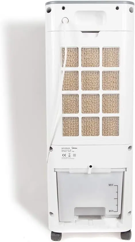 Midea Air Cooler For Home With 3 Speed Levels, 4.8L Water Tank Capacity For Outdoor & Indoor Use, Whisper-Quiet Performance and Powerful Air Flow - AC100-18B - Image 3