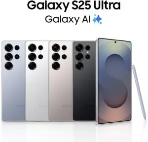 Samsung Galaxy S25 Ultra, 512GB Smartphone, Unlocked Android, AI Night Mode Camera, Snapdragon 8 Elite Fast Processor, 5000mAh Battery