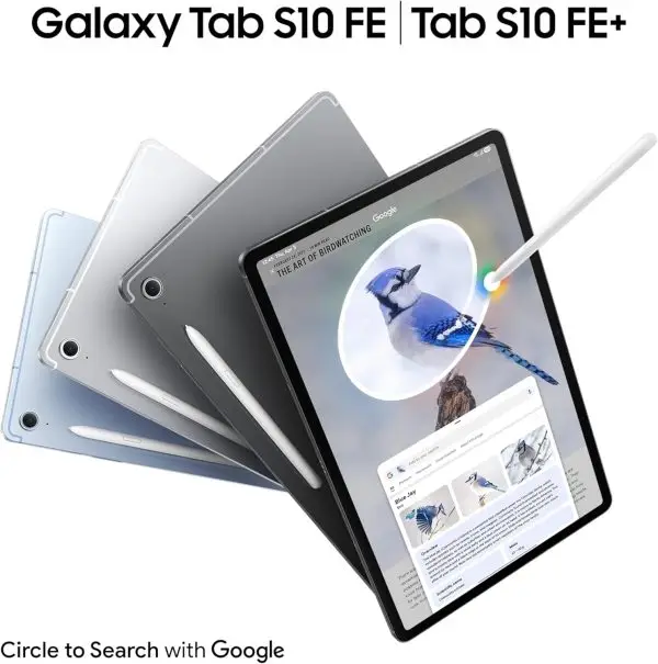 Samsung Galaxy Tab S10 FE, WIFI Android Tablet, 12GB RAM, 256GB Storage, 10.9” Screen, 90Hz Display, S Pen Included, IP68, Long Battery Life, Gray (UAE Version) - Image 2