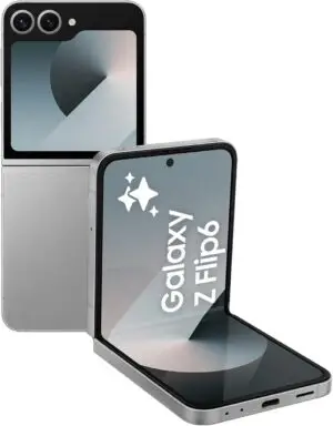 SAMSUNG Galaxy Z Flip6, 12GB RAM, 512GB Storage, Silver Shadow, 50MP Camera, 1 year Seller Warranty (International Version)