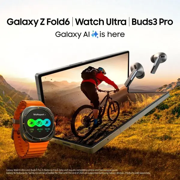 SAMSUNG Galaxy Z Fold 6 AI Cell Phone, 512GB Unlocked Android Smartphone, Circle to Search, Handsfree Live Interpreter, AI Photo Edits, Large Screen - Image 5