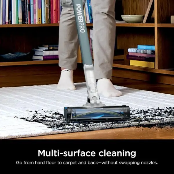 Shark PowerPro Plus Cordless Stick Vacuum, Lightweight, Rechargeable, FloorDetect Technology, HEPA Filter, Up to 50-Minute Runtime, Powerful Pet Hair Pickup, Carpets & Hard... - Image 6