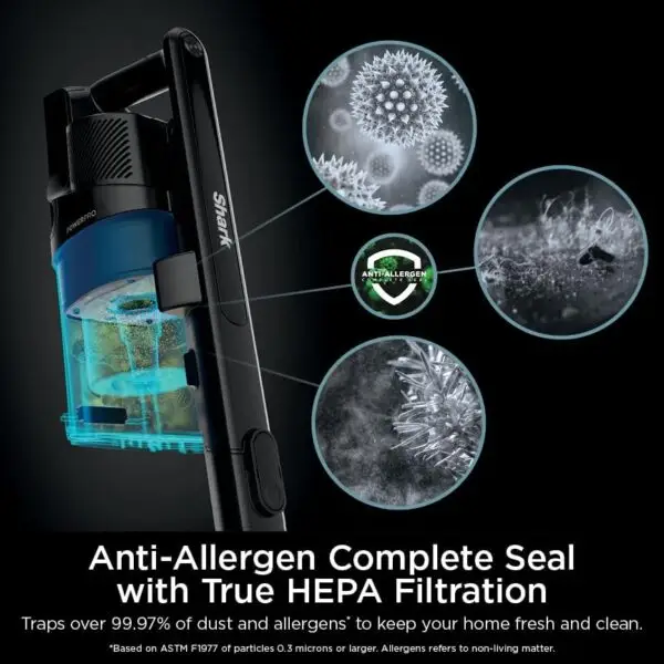 Shark PowerPro Plus Cordless Stick Vacuum, Lightweight, Rechargeable, FloorDetect Technology, HEPA Filter, Up to 50-Minute Runtime, Powerful Pet Hair Pickup, Carpets & Hard... - Image 9