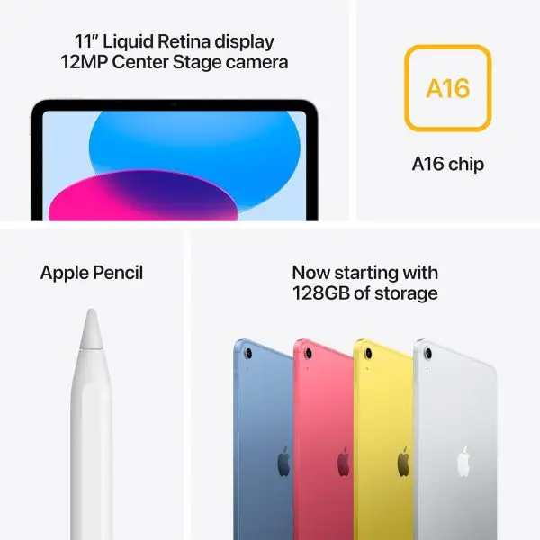 Summer Final Clearance Just MUR 99:Apple iPad 11-inch: A16 chip, 11-inch Model, Liquid Retina Display, 512GB, Wi-Fi 6 + 5G Cellular, 12MP Front/12MP Back Camera, Touch ID,... - Image 6