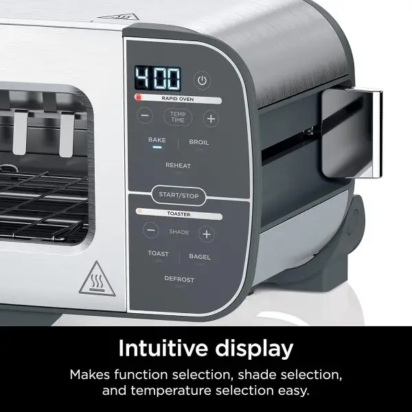 Summer Final Clearance Just AED 89د.إ:Ninja ST101 Foodi 2-in-1 Flip Toaster, 2-Slice Capacity, Compact Toaster Oven, Snack Maker, Reheat, Defrost, 1500 Watts, Stainless Steel, 6... - Image 6