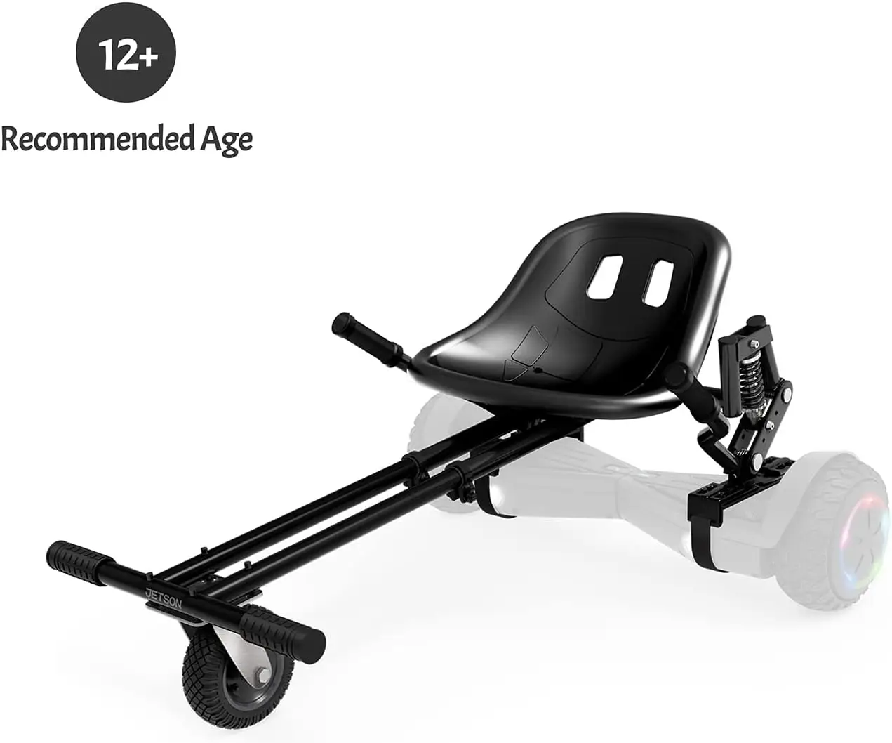 Summer Final Clearance Just AED 99د.إ:Jetson JetKart 2.0 Universal Hoverboard Attachment - Converts Hoverboard to Sit Down Electric Go Kart with Rear Suspension for Off Road...