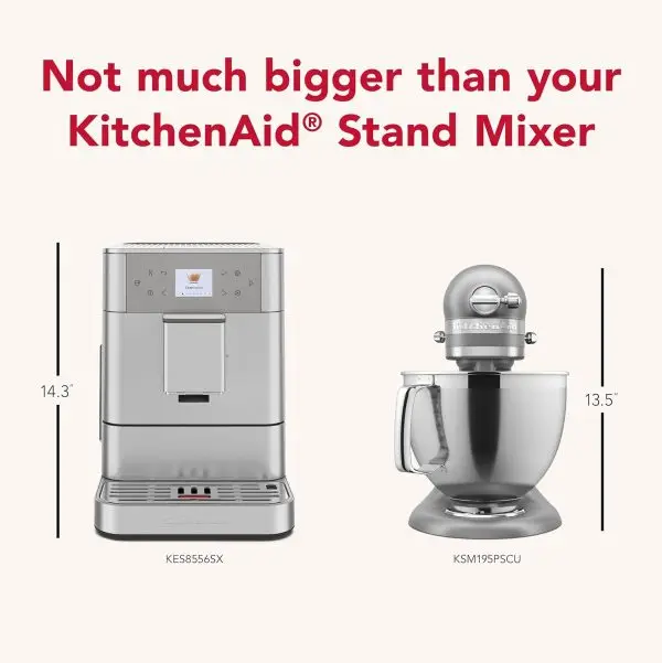 Winter Final Clearance Just MUR 99:KitchenAid Fully Automatic Espresso Machine KF6, KES8556SX, Stainless Steel - Image 2