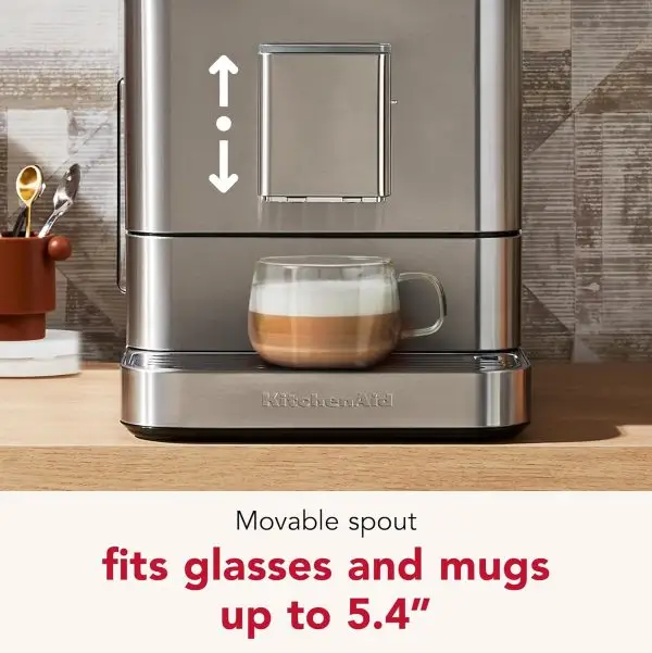 Winter Final Clearance Just MUR 99:KitchenAid Fully Automatic Espresso Machine KF6, KES8556SX, Stainless Steel - Image 6