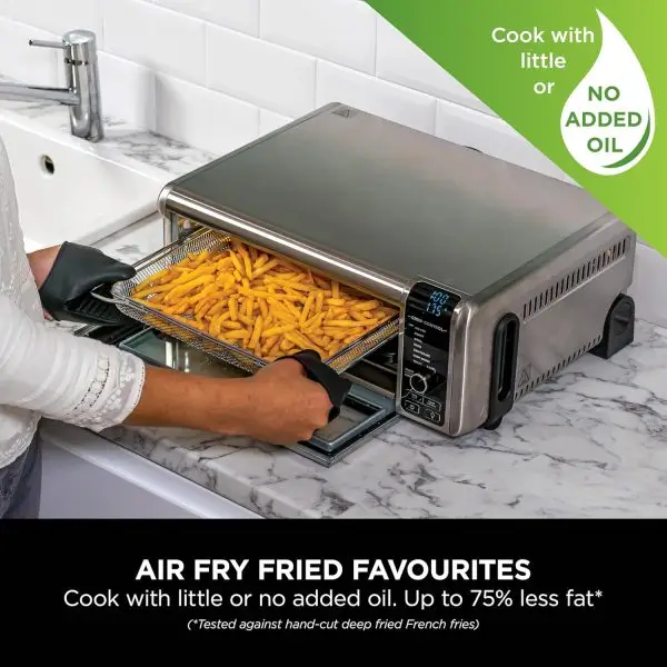 Winter Final Clearance Just MUR 99:Ninja Foodi 8-in-1 Flip Oven, Portable Mini Oven for Countertop and Work Surfaces, Multifunctional Oven with 8 Cooking Functions; Air Fry,... - Image 3