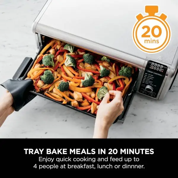 Winter Final Clearance Just MUR 99:Ninja Foodi 8-in-1 Flip Oven, Portable Mini Oven for Countertop and Work Surfaces, Multifunctional Oven with 8 Cooking Functions; Air Fry,... - Image 4