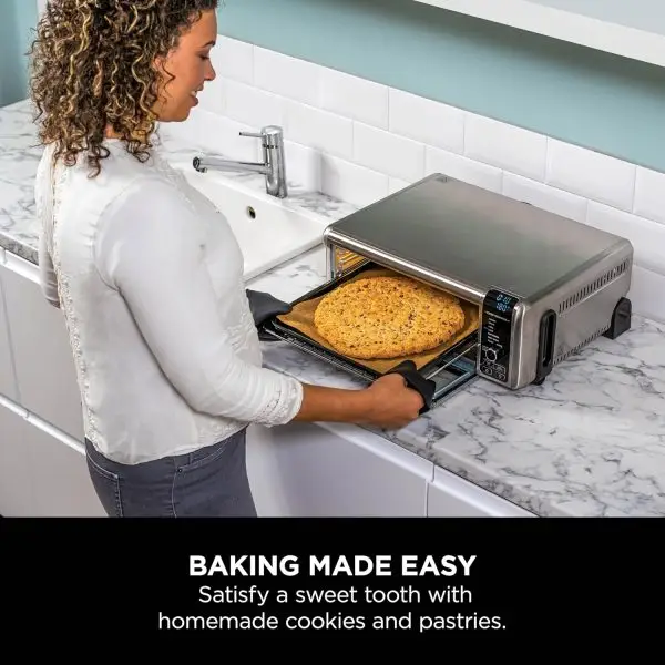 Winter Final Clearance Just MUR 99:Ninja Foodi 8-in-1 Flip Oven, Portable Mini Oven for Countertop and Work Surfaces, Multifunctional Oven with 8 Cooking Functions; Air Fry,... - Image 5