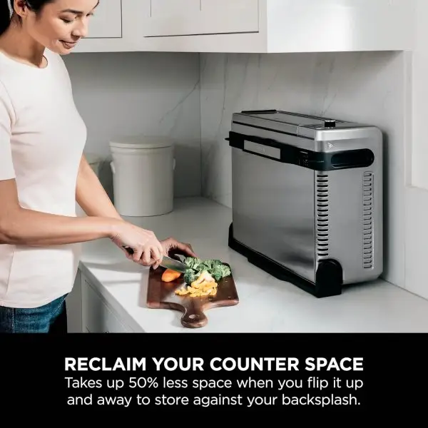 Winter Final Clearance Just MUR 99:Ninja Foodi 8-in-1 Flip Oven, Portable Mini Oven for Countertop and Work Surfaces, Multifunctional Oven with 8 Cooking Functions; Air Fry,... - Image 7