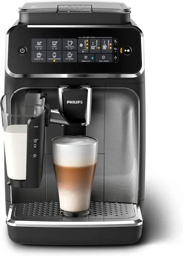 Philips Series 3200 Fully Automatic Espresso Machine - 1500W, LatteGo, Touch Display, 5 Beverages, Easy cleaning - EP3246/70 - Image 4
