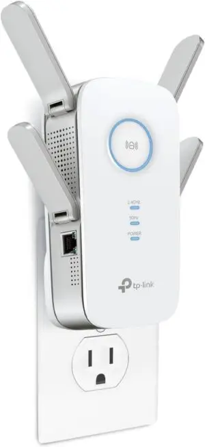 Summer Final Clearance Just AED 99د.إ：TP-Link AC2600 WiFi Extender(RE650), Up to 2600Mbps, Dual Band WiFi Range Extender, Gigabit port, Internet Booster, Repeater, Access...