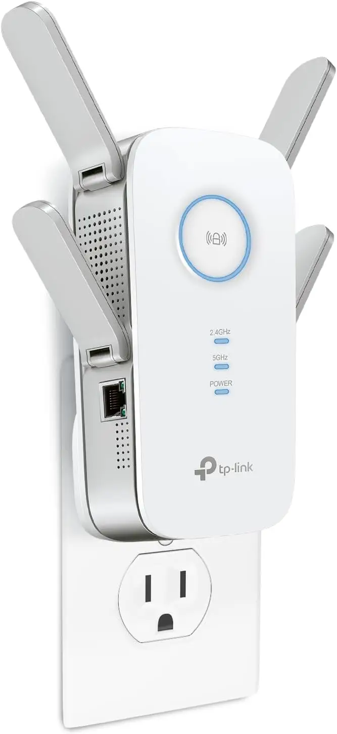 Summer Final Clearance Just AED 99د.إ:TP-Link AC2600 WiFi Extender(RE650), Up to 2600Mbps, Dual Band WiFi Range Extender, Gigabit port, Internet Booster, Repeater, Access...