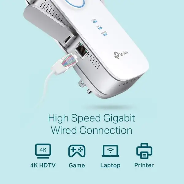 Summer Final Clearance Just AED 99د.إ:TP-Link AC2600 WiFi Extender(RE650), Up to 2600Mbps, Dual Band WiFi Range Extender, Gigabit port, Internet Booster, Repeater, Access... - Image 3