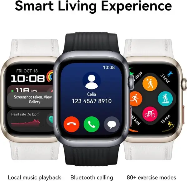 Summer Surprises AED 99.00د.إ :HUAWEI WATCH D2, Smartwatch 1.8" AMOLED, Foot Blood Pressure Monitor, ECG, Sleep Respiratory Awareness, SpO2, Lightweight and Slim Design, Health... - Image 7