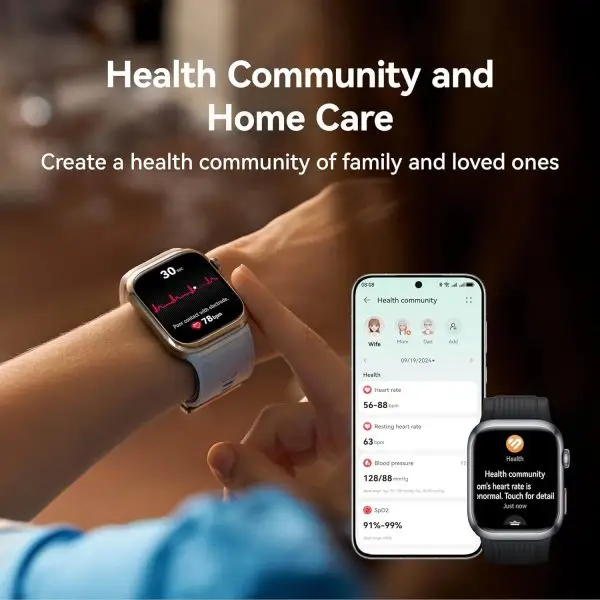 Summer Surprises AED 99.00د.إ :HUAWEI WATCH D2, Smartwatch 1.8" AMOLED, Foot Blood Pressure Monitor, ECG, Sleep Respiratory Awareness, SpO2, Lightweight and Slim Design, Health... - Image 9