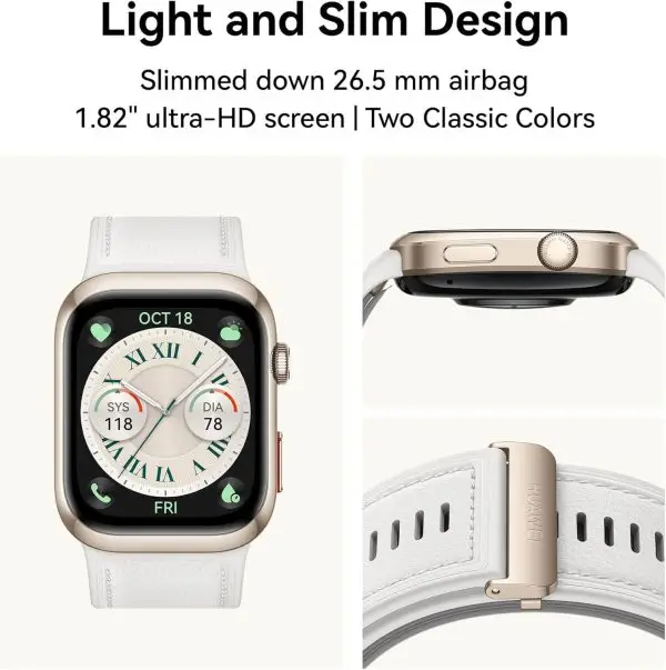 Summer Surprises AED 99.00د.إ :HUAWEI WATCH D2, Smartwatch 1.8" AMOLED, Foot Blood Pressure Monitor, ECG, Sleep Respiratory Awareness, SpO2, Lightweight and Slim Design, Health... - Image 10